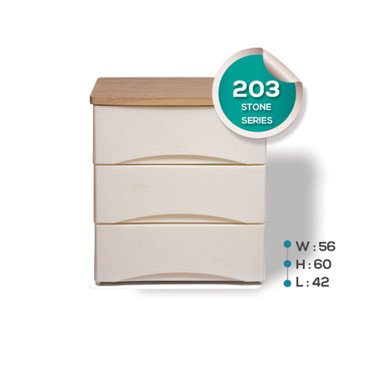 دراور 203 طرح سنگ چوبی